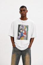 Abstract Picasso Art Graphic T-Shirt