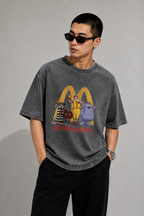 McDonald's Characters Washed Graphic T-Shirt