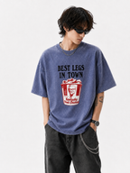 Best Legs in Town Washed Graphic T-Shirt
