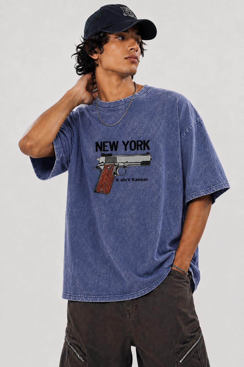 New York Washed Graphic T-Shirt