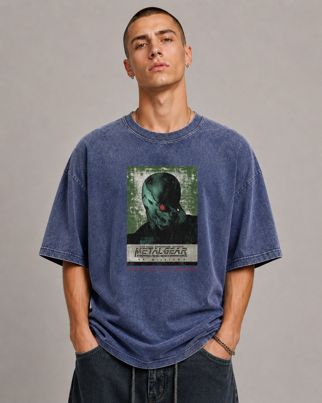 Metal Gear Solid VR Missions Washed Graphic T-Shirt
