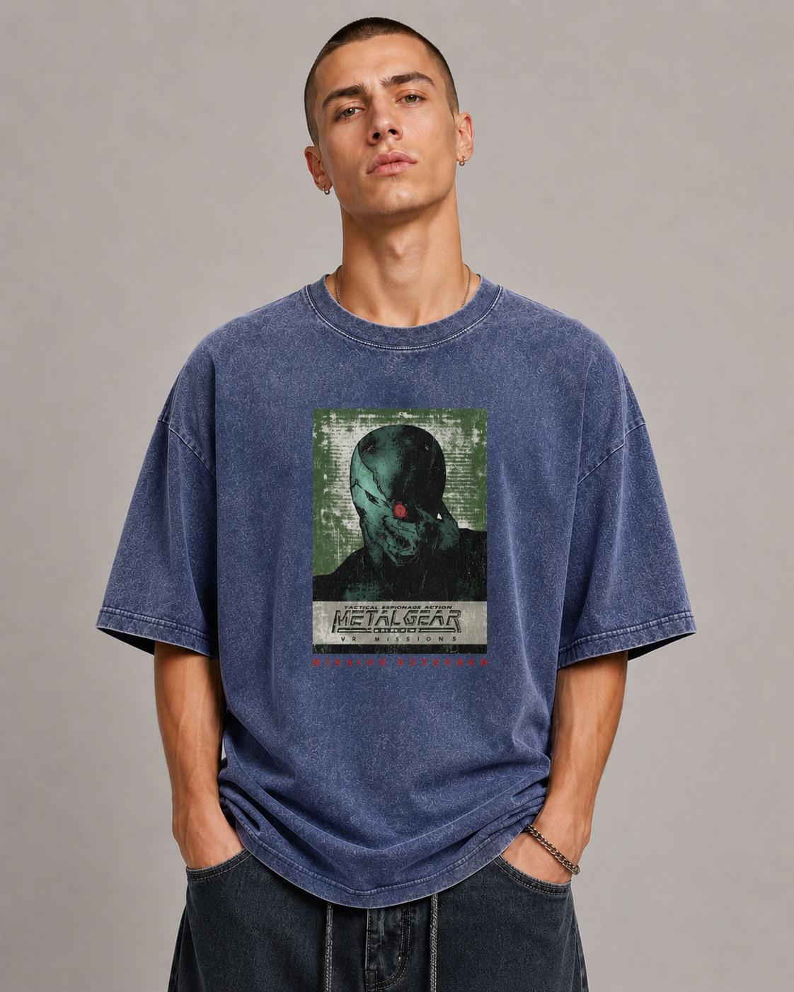 Metal Gear Solid VR Missions Washed Graphic T-Shirt
