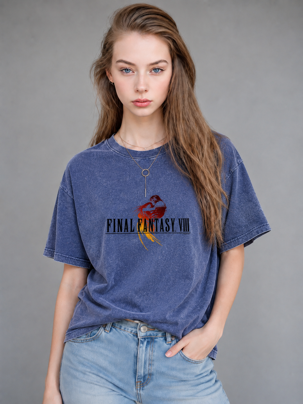 Final Fantasy VIII Washed Graphic T-Shirt