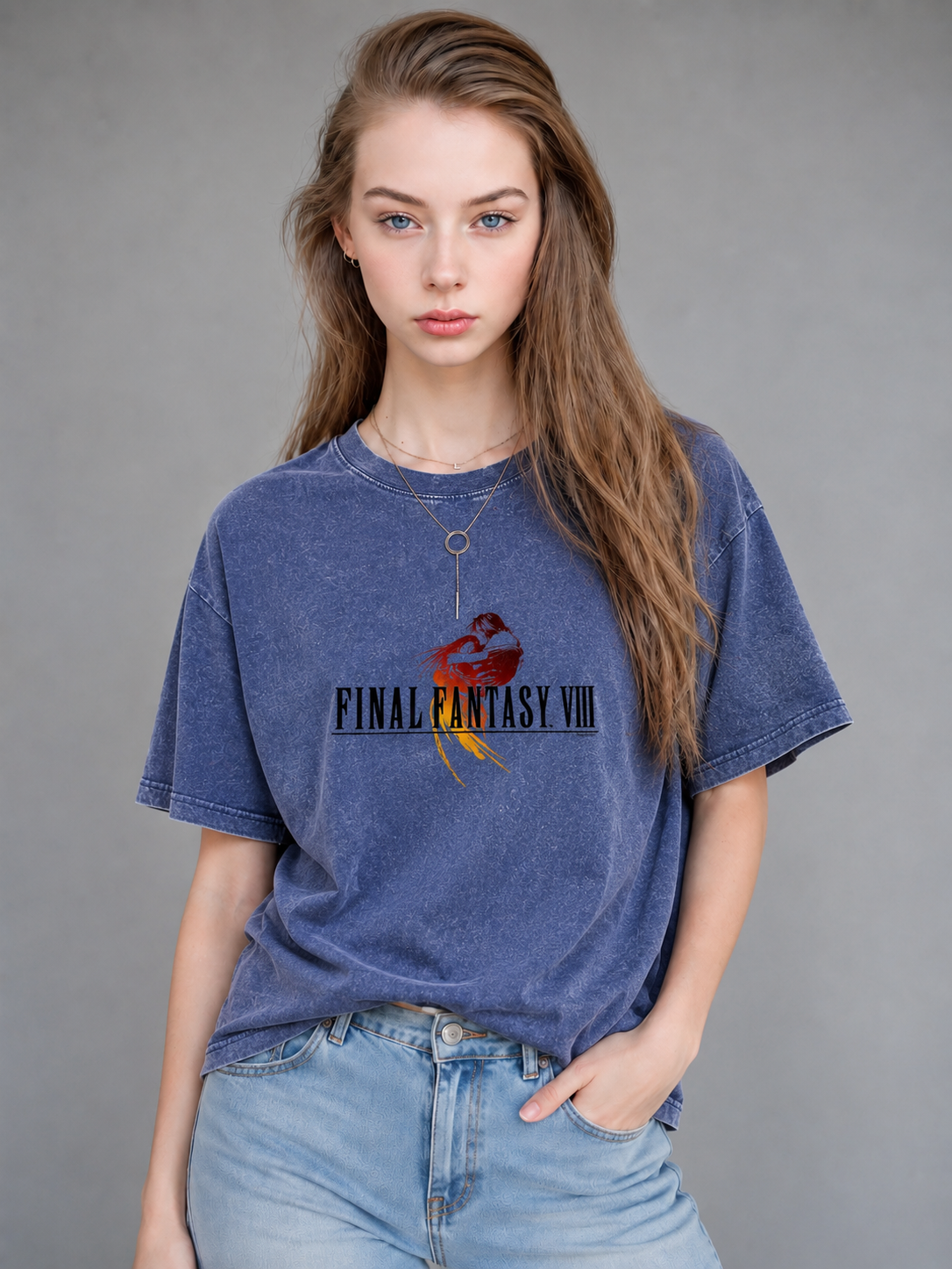 Final Fantasy VIII Washed Graphic T-Shirt