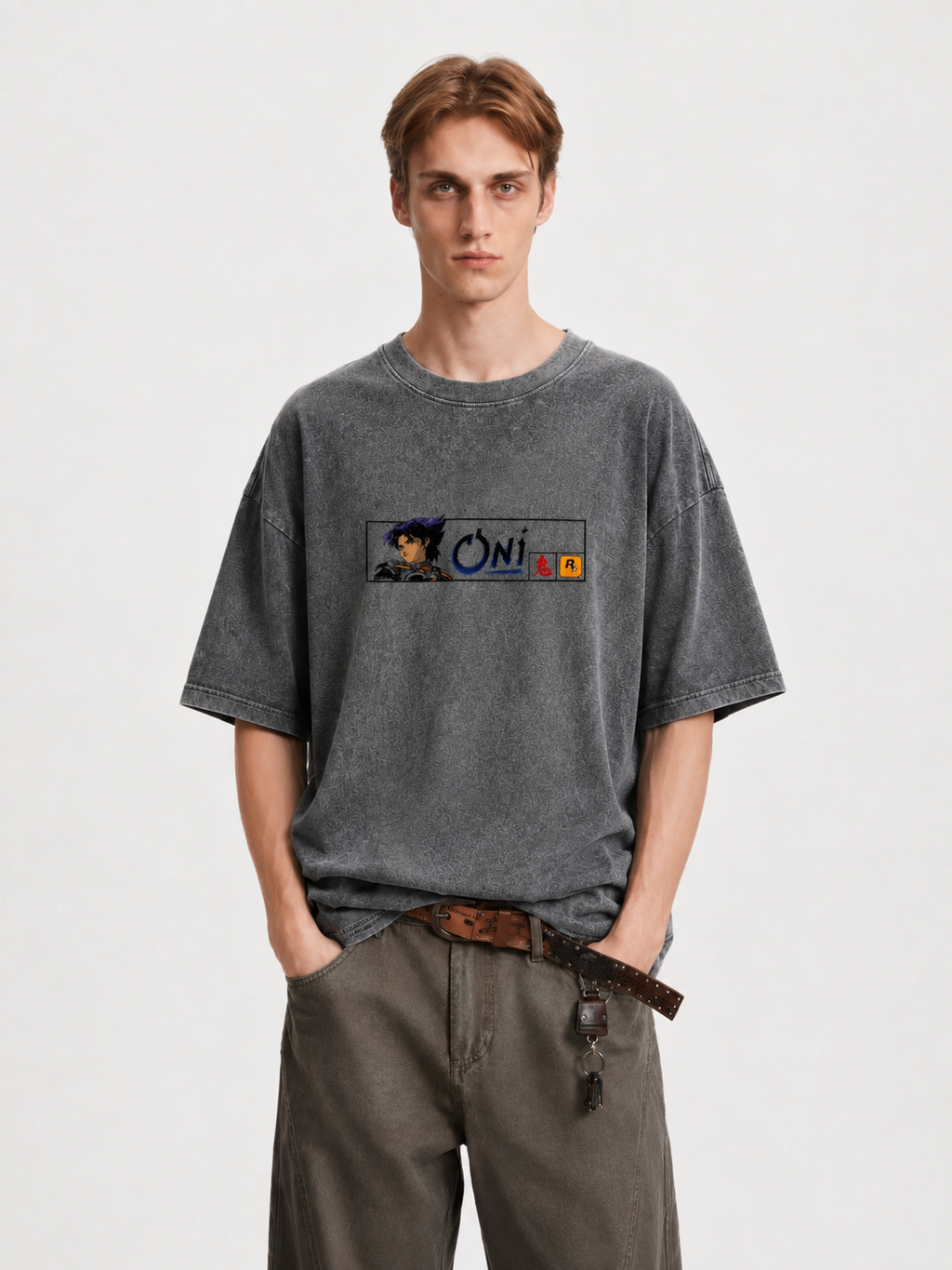 Oni Washed Graphic T-Shirt