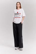 Quaalude 300 Vintage Label Graphic White T-Shirt