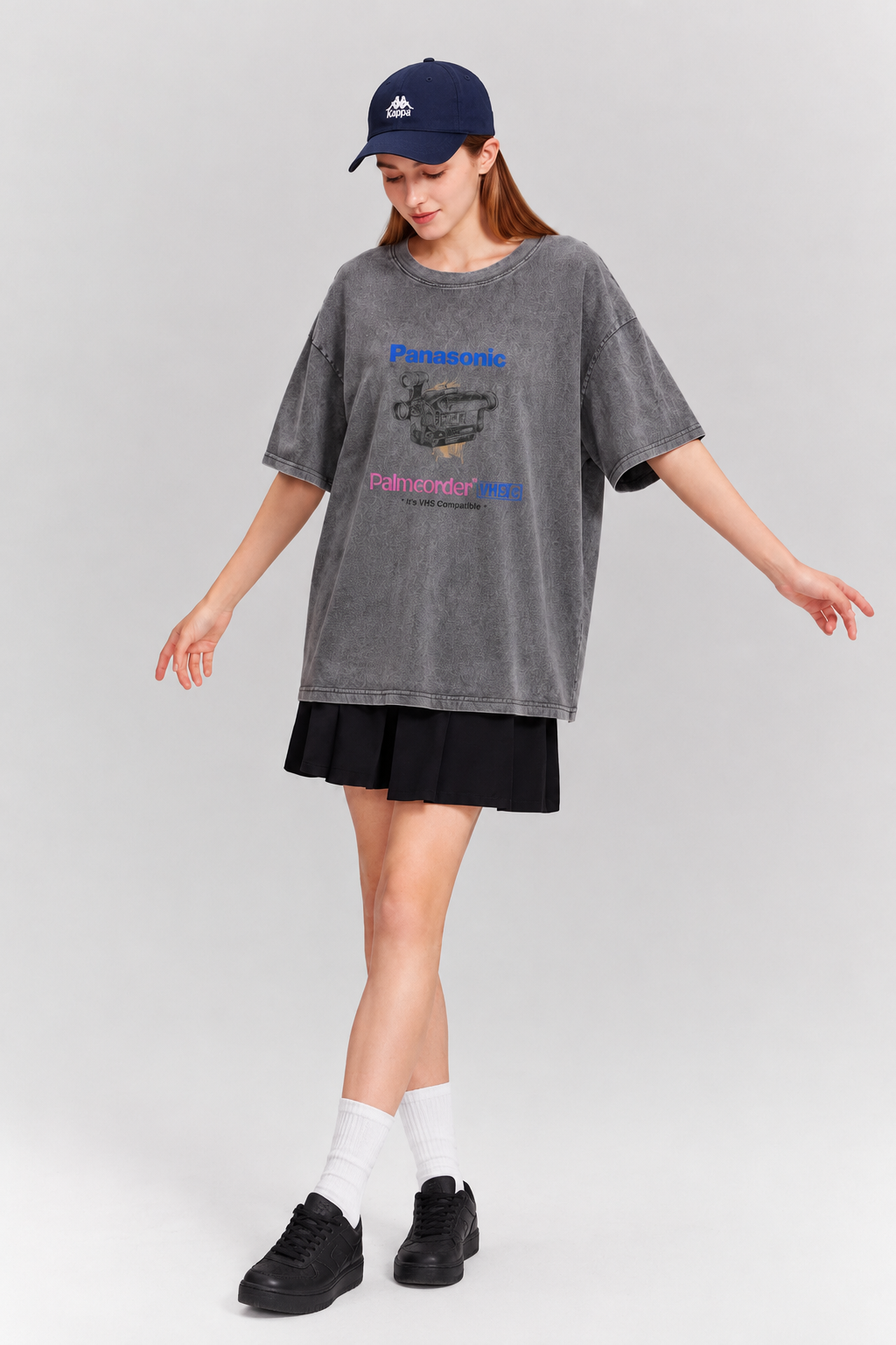 Panasonic Palmcorder VHS-C Graphic Washed T-Shirt