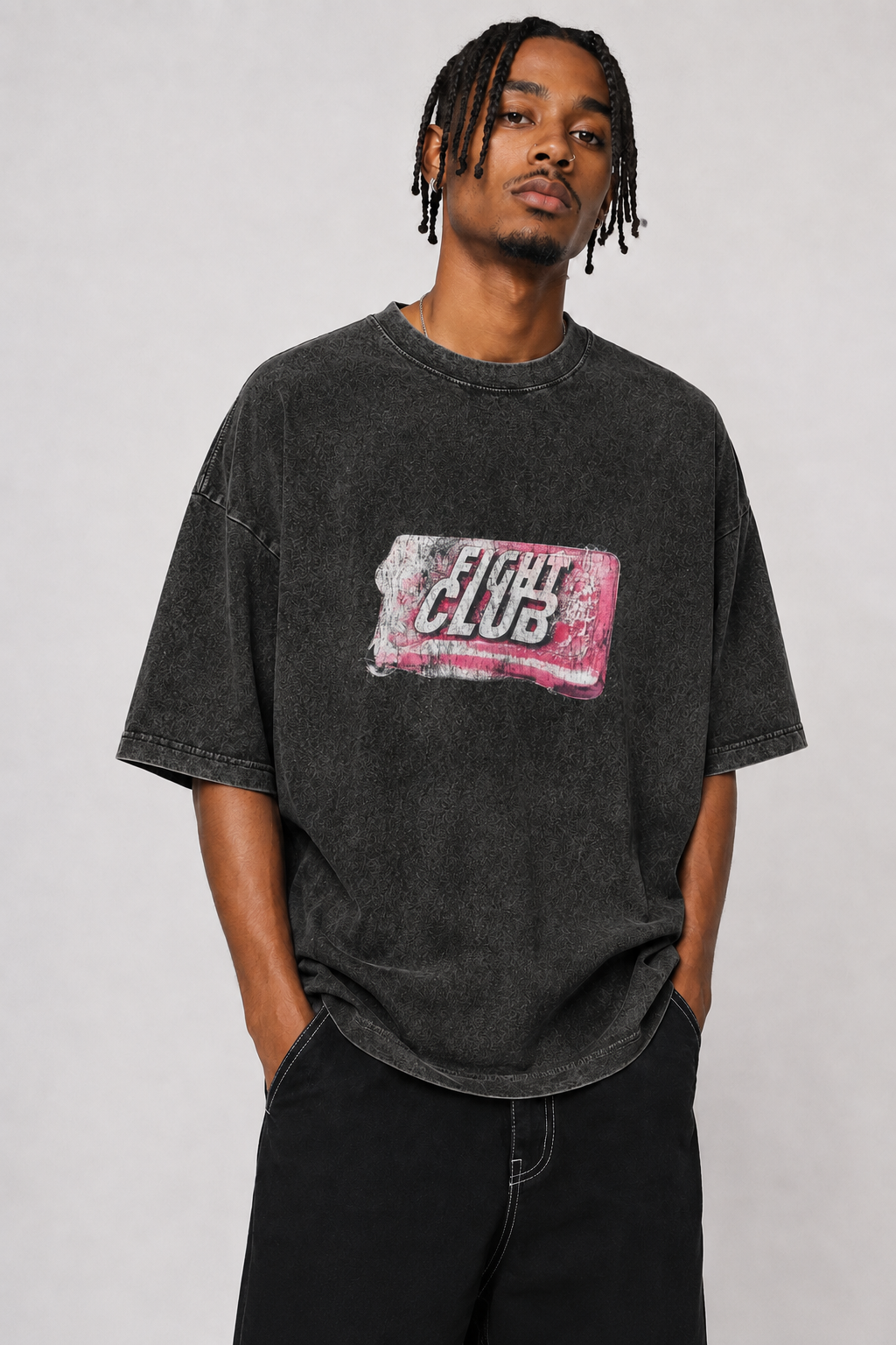 Fight Club Soap Bar Graphic Washed T-Shirt