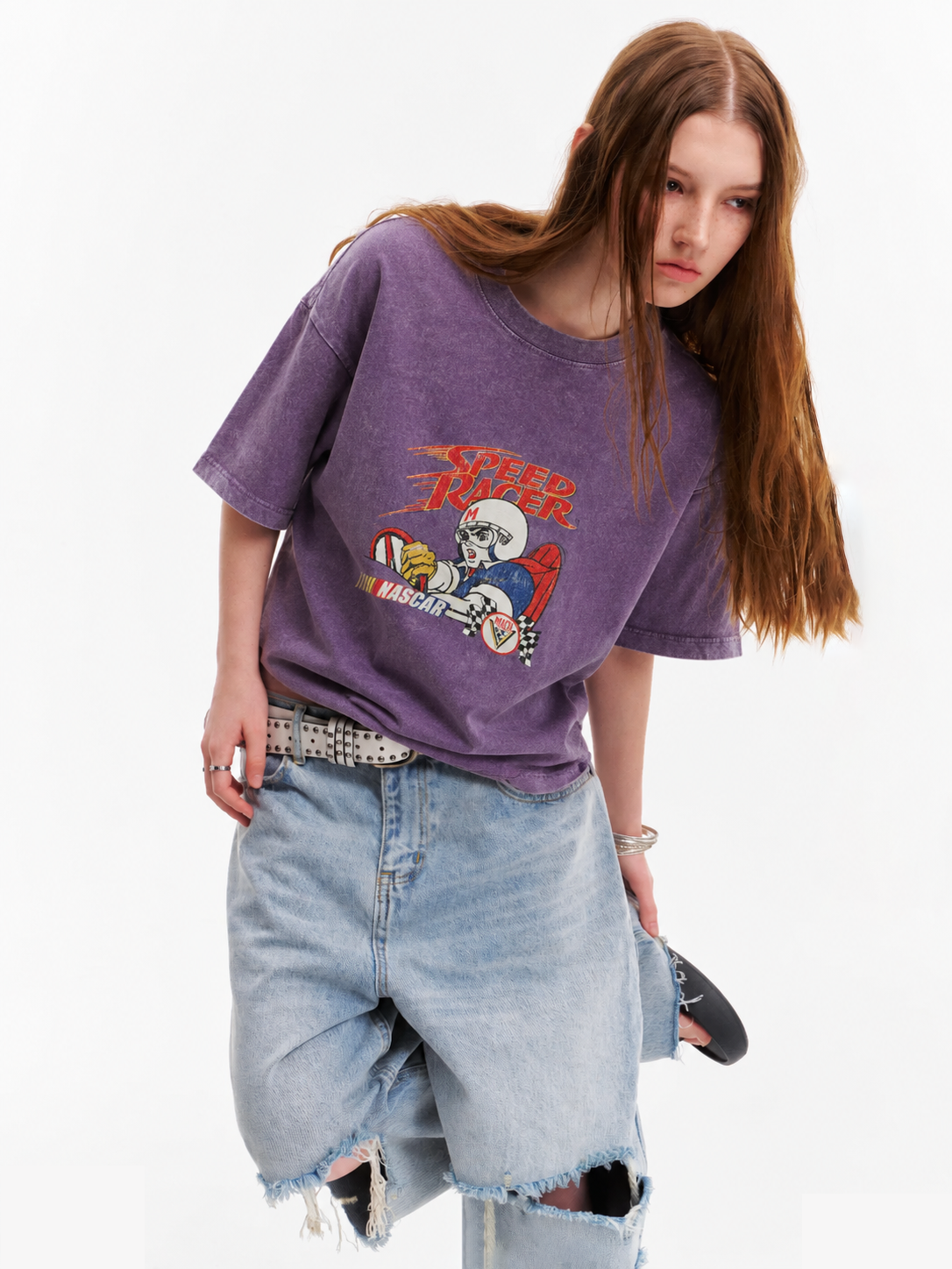 Speed Racer Motorsport Graphic Washed T-Shirt