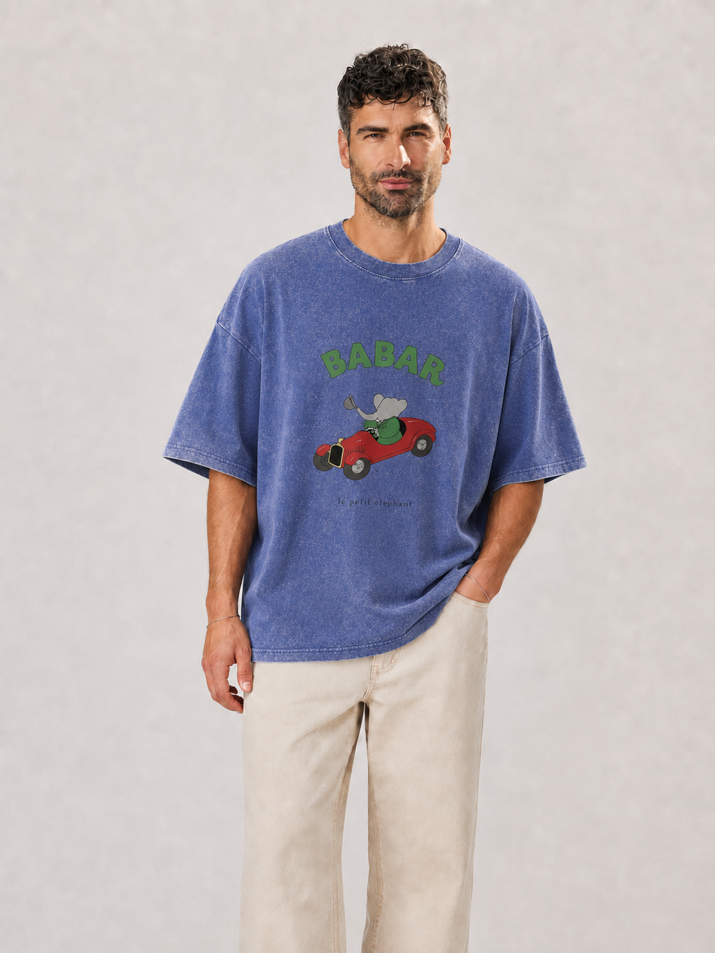 Babar Graphic Washed T-Shirt