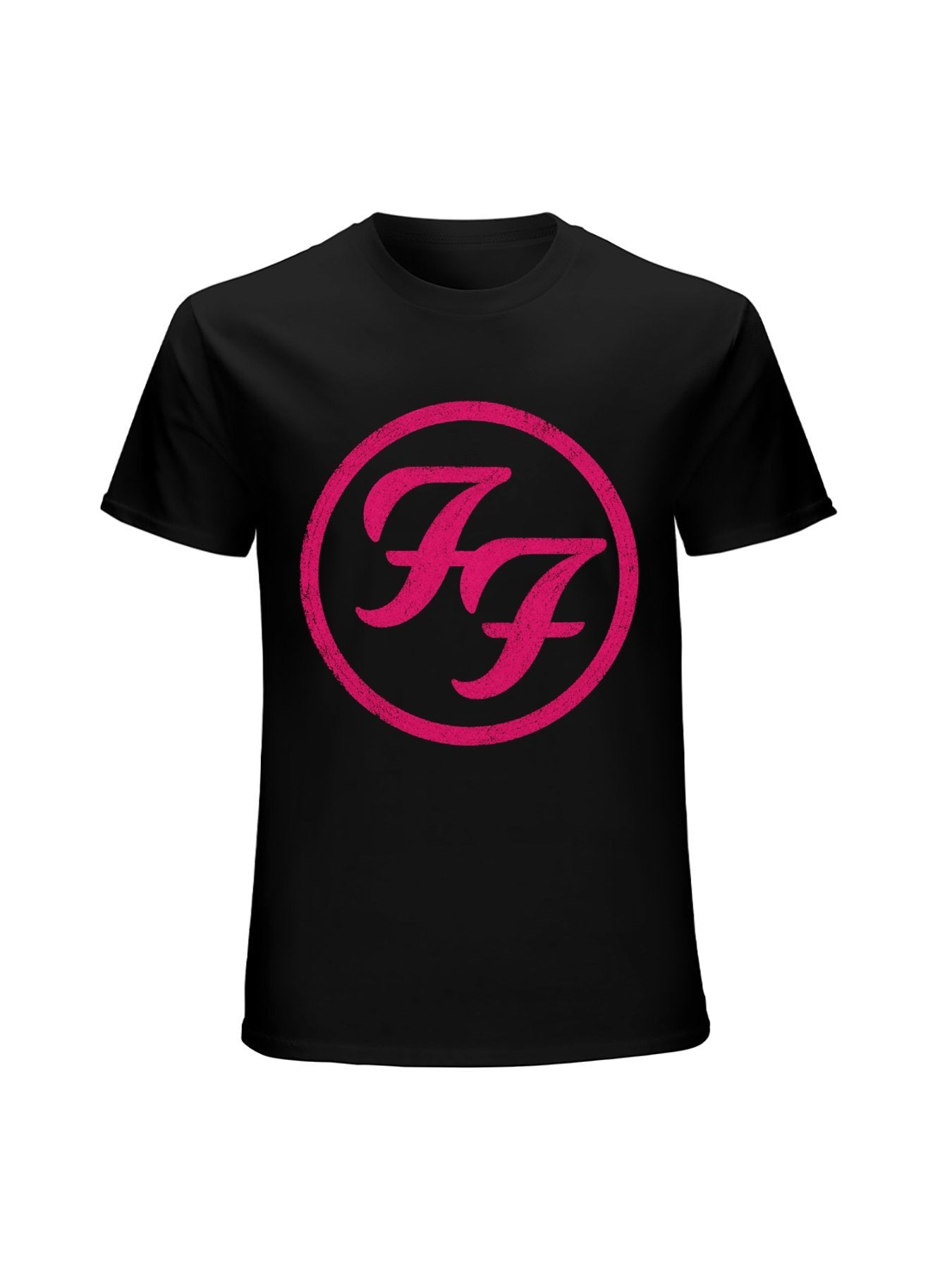 Foo Fighters Pink Circle Logo Graphic T-Shirt