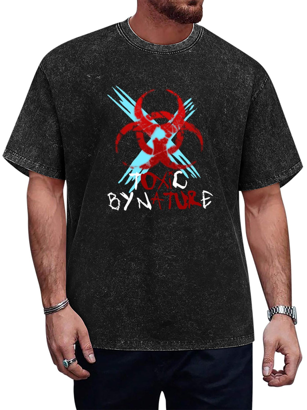 Toxic by Nature Biohazard Vintage Washed T-Shirt