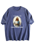 If You Don't Sin Graphic Washed T-Shirt