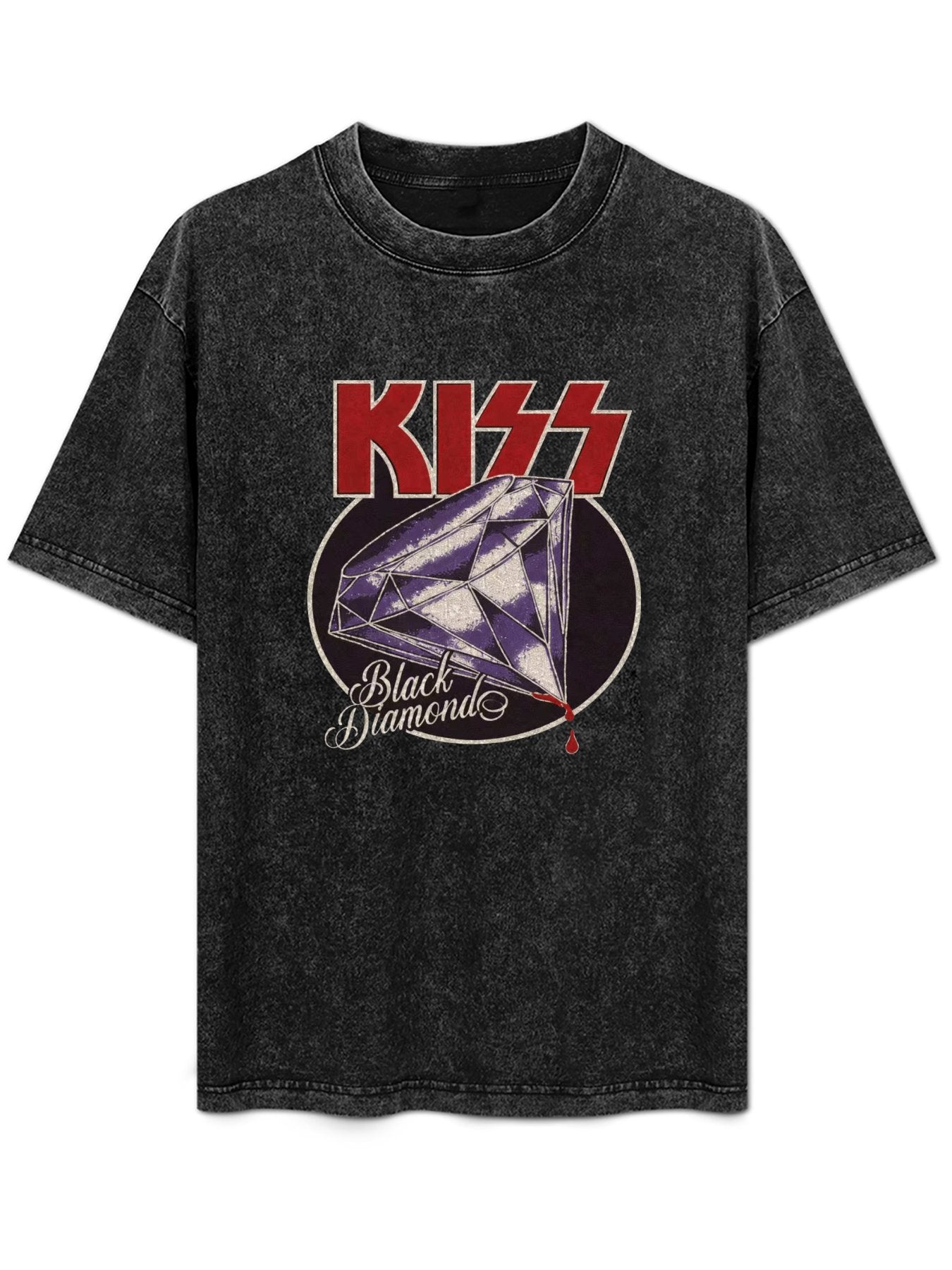 KISS Black Diamond Graphic T-Shirt