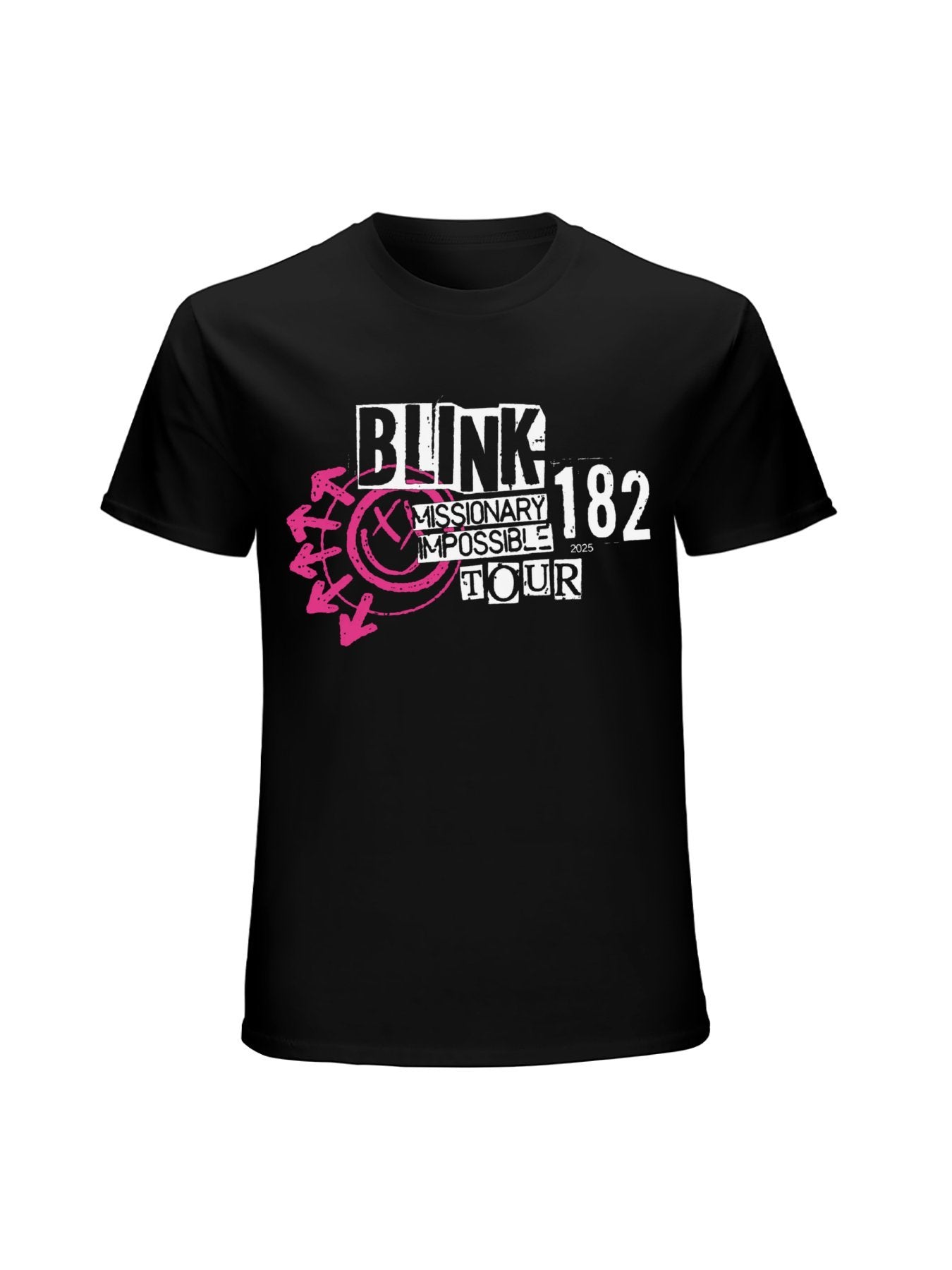 Blink-182 Missionary Impossible Tour Punk Collage T-Shirt