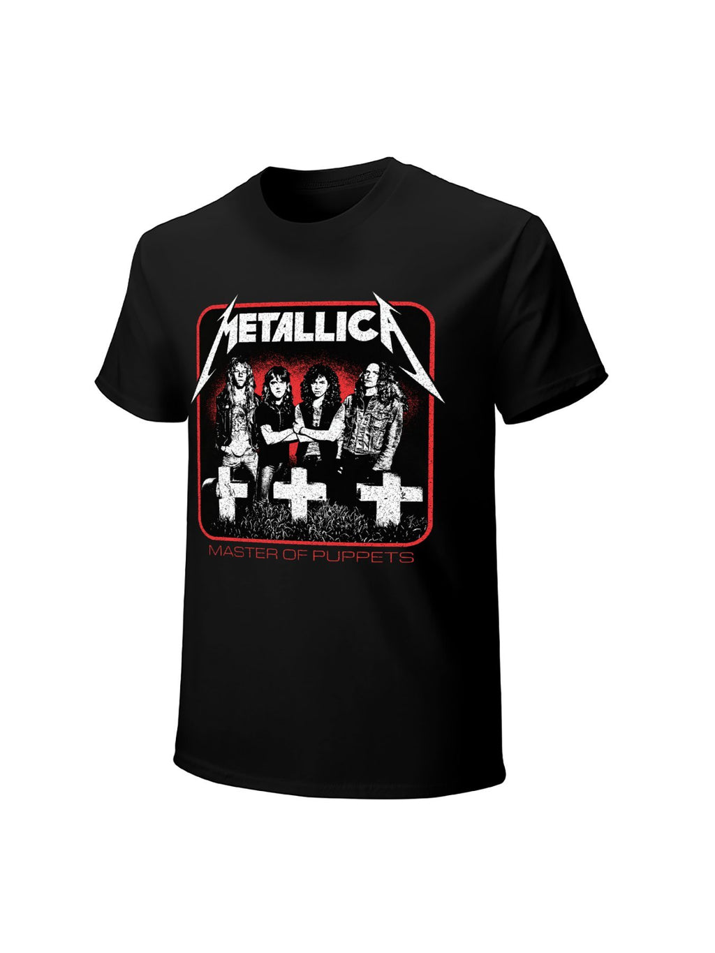 Metallica “Master of Puppets” Band Portrait Graphic T-Shirt