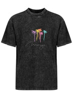 Mirage Palm Tree Graphic Washed T-Shirt
