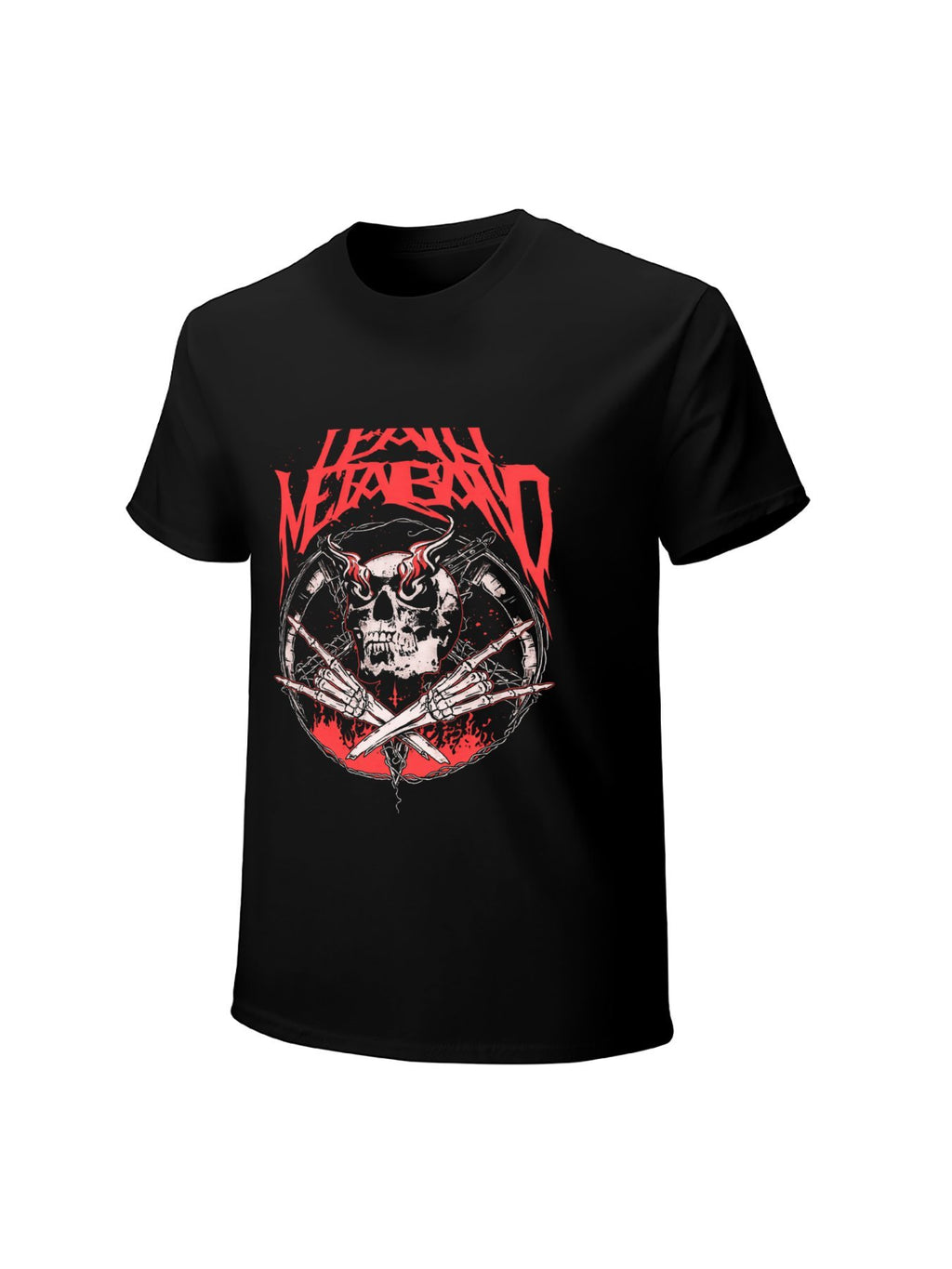 Mayhem Skull Flame Black Metal T-Shirt