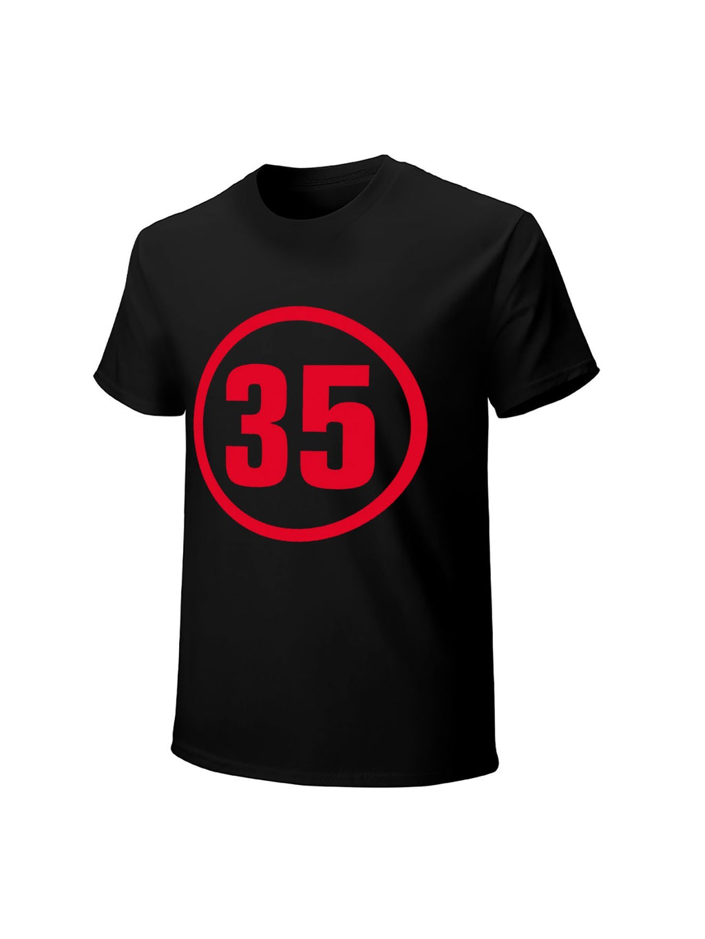 Red 35 Circle Graphic T-Shirt