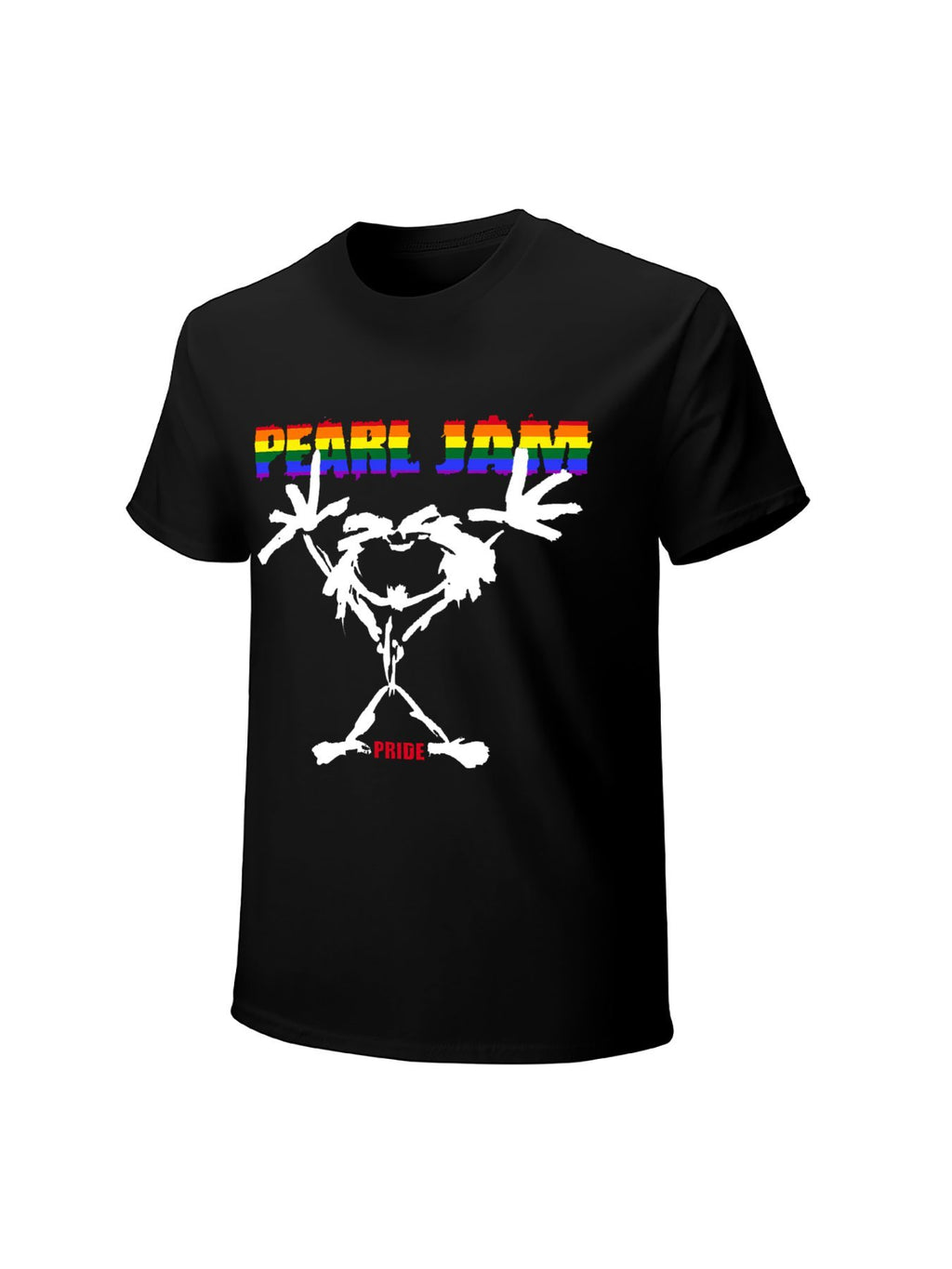 Pearl Jam Pride Stick Figure Graphic T-Shirt