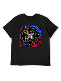 KISS Face Trio Psychedelic Rock and Roll T-Shirt