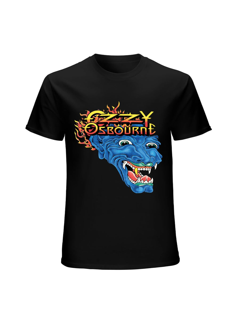 Ozzy Osbourne Blue Demon Flame Horror T-Shirt