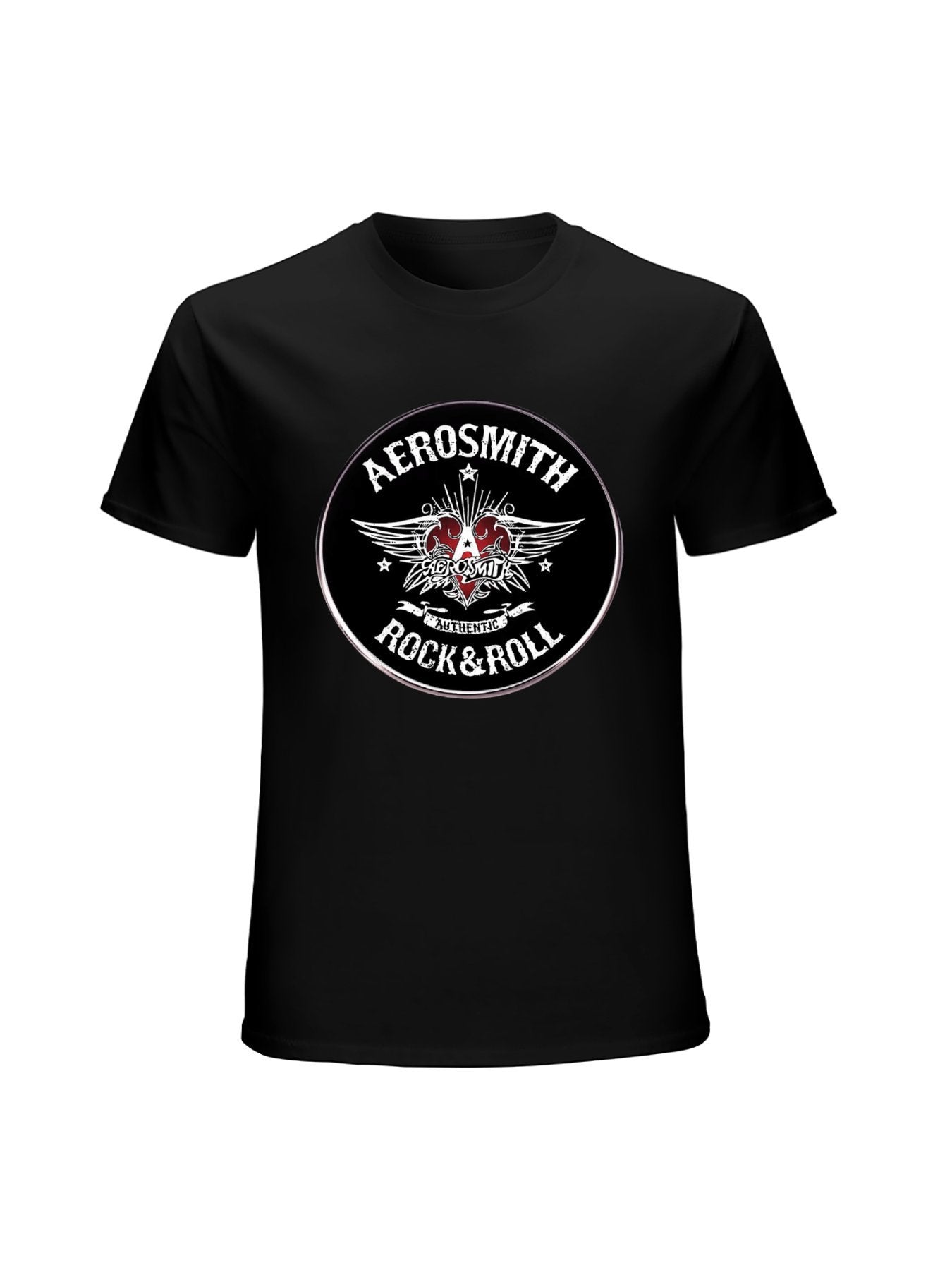 Aerosmith Winged Heart Authentic Rock & Roll T-Shirt