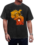 Gorillaz Noodle and 2-D Character Artwork Graphic T-Shirt