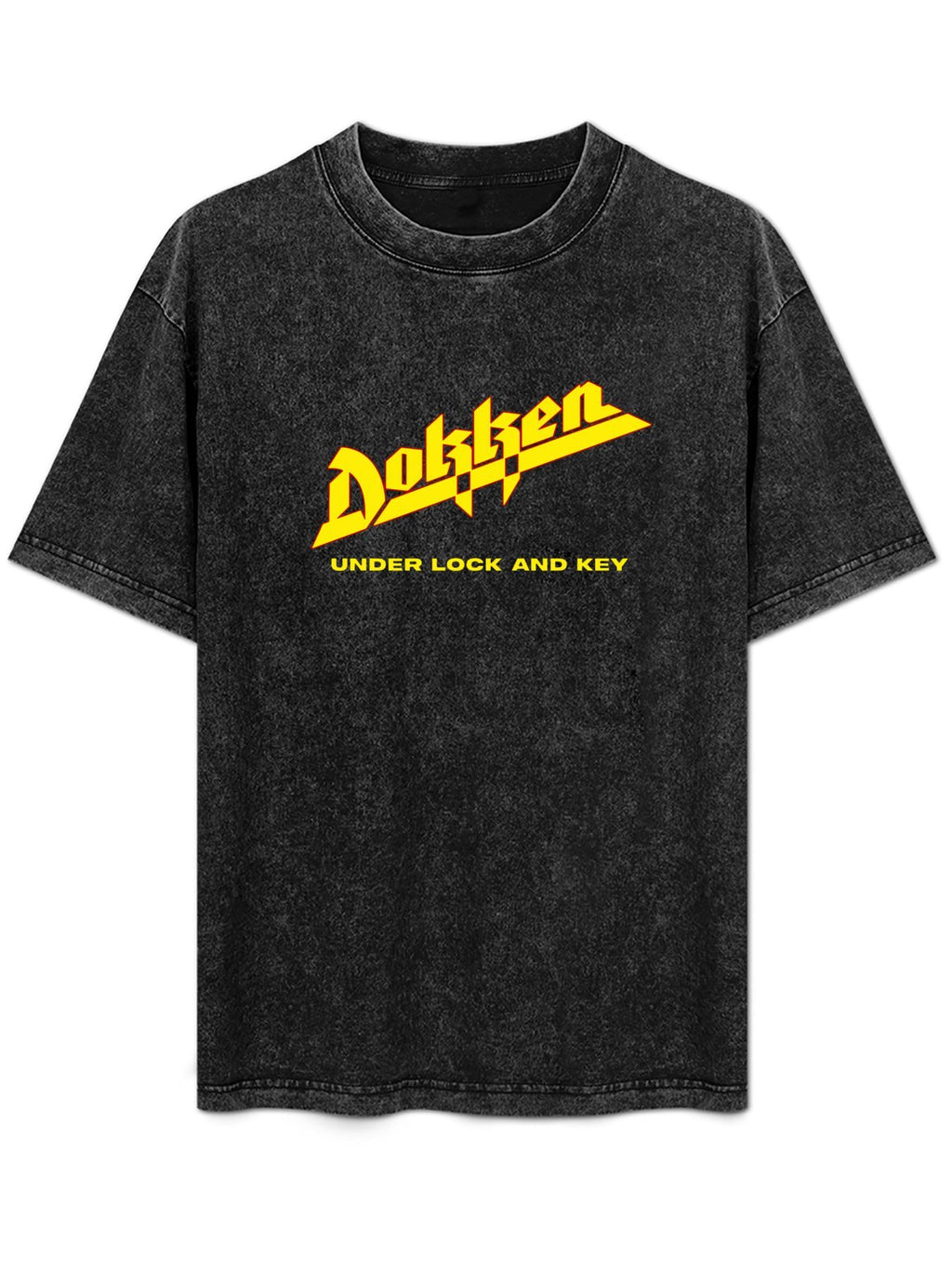 Dokken Under Lock and Key Logo Graphic T-Shirt