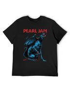 Pearl Jam Winged Hellhound Dark Rock T-Shirt
