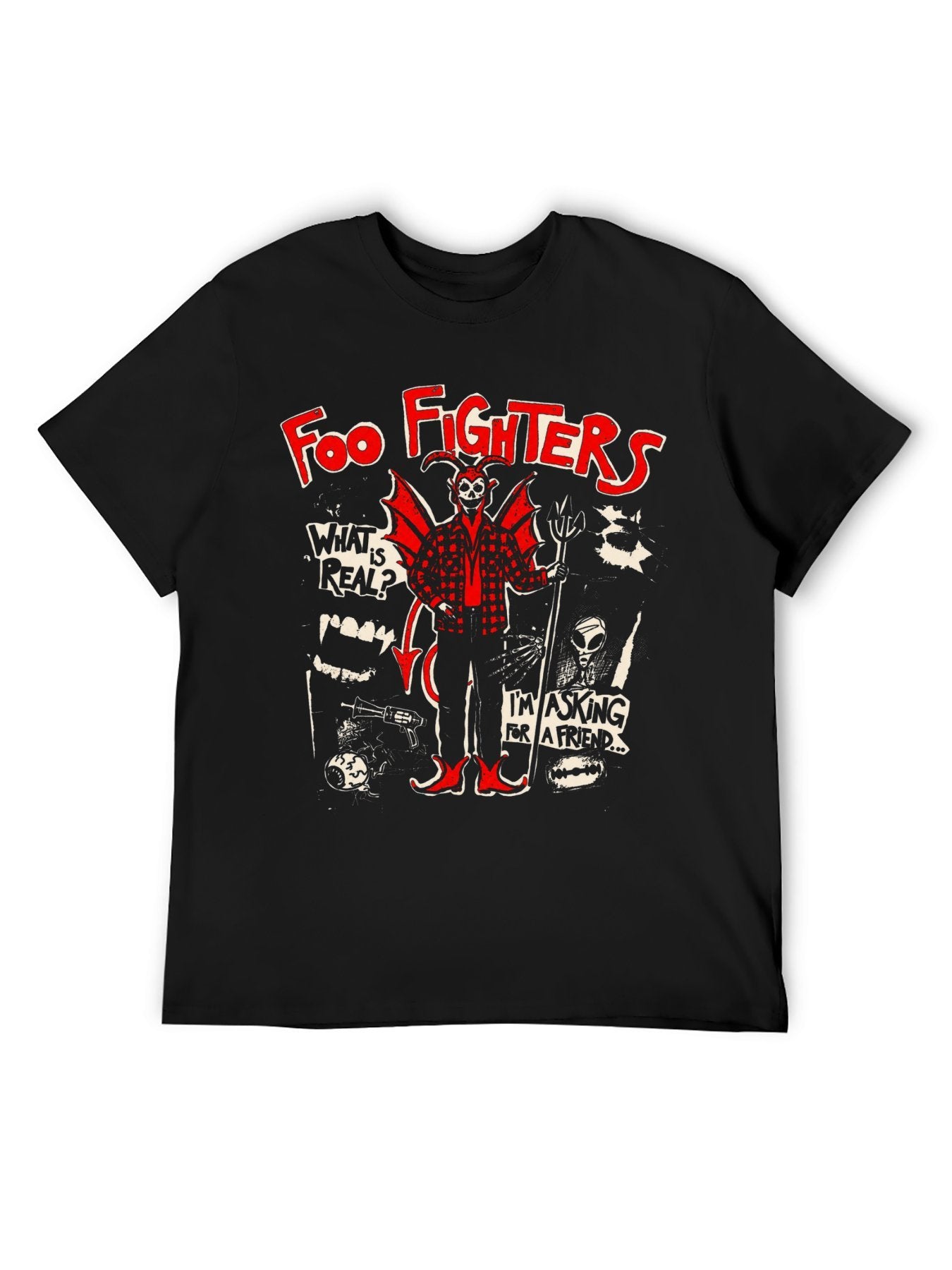 Foo Fighters Devil Poster Graphic T-Shirt