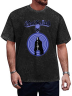 Black Sabbath Purple Spiral Graphic T-Shirt