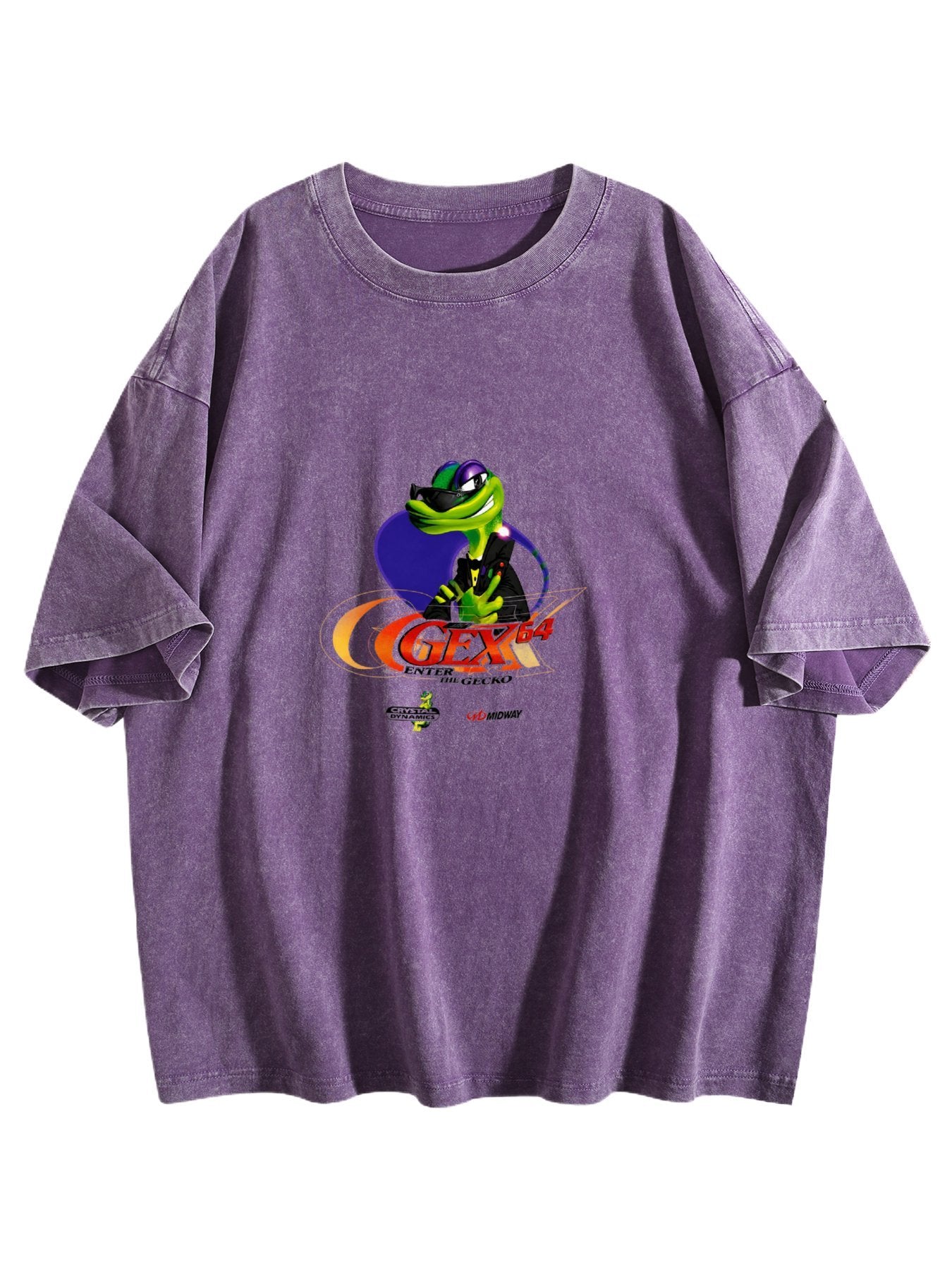 Gex 64 Enter the Gecko Washed Graphic T-Shirt