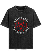 Mötley Crüe World Tour Pentagram Graphic T-Shirt