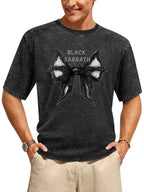 Vintage Washed Black Sabbath Bat Wing Graphic T-Shirt
