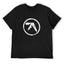 Abstract Circle Logo Graphic Black T-Shirt