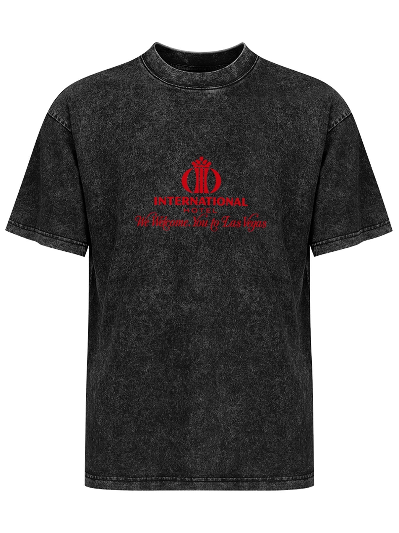 International Hotel Las Vegas Graphic Washed T-Shirt
