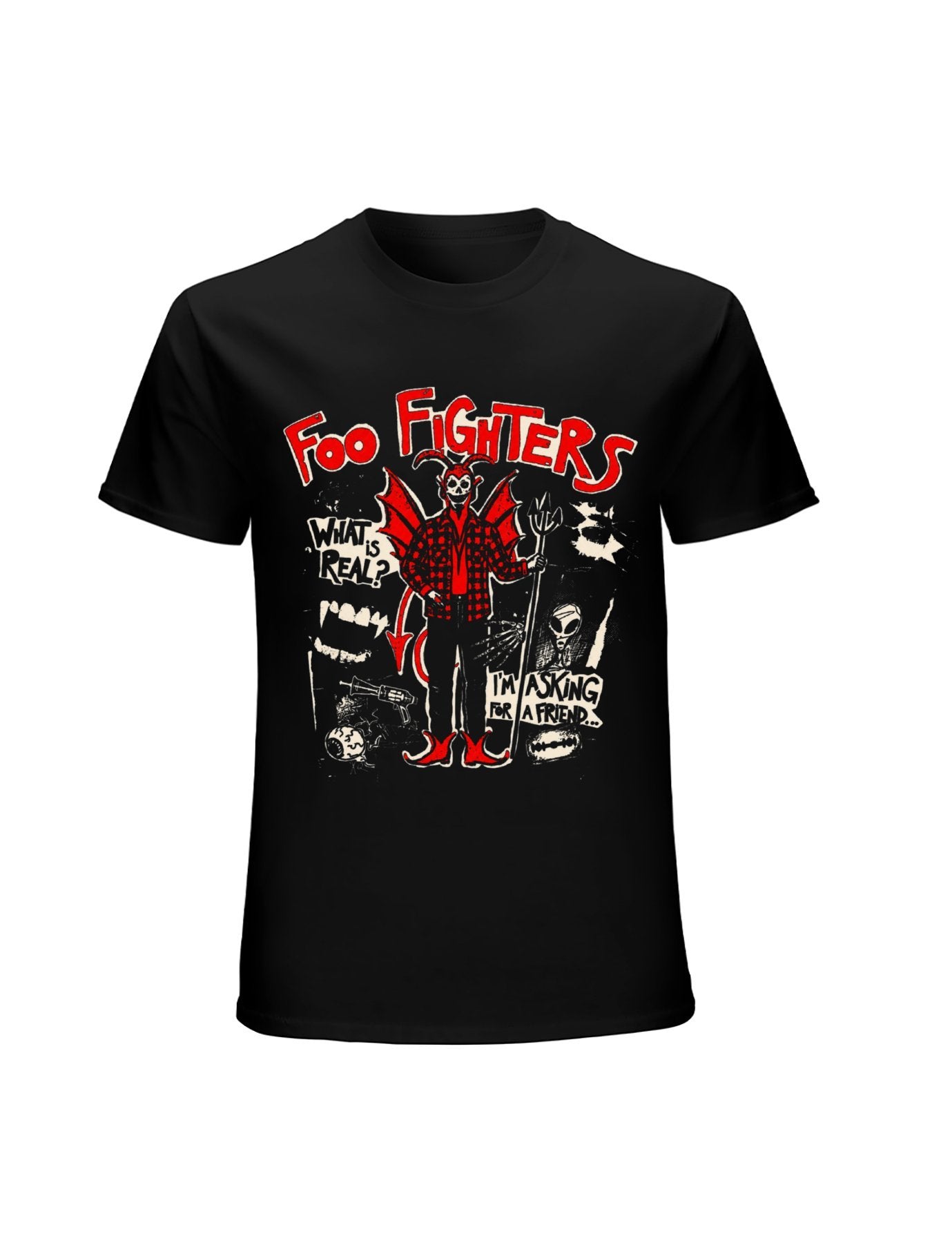 Foo Fighters Devil Poster Graphic T-Shirt