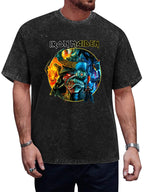 Iron Maiden Samurai Cyborg Eddie Graphic T-Shirt