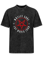 Mötley Crüe World Tour Pentagram Graphic T-Shirt