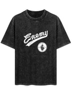 Enemy Target Logo Graphic Washed T-Shirt