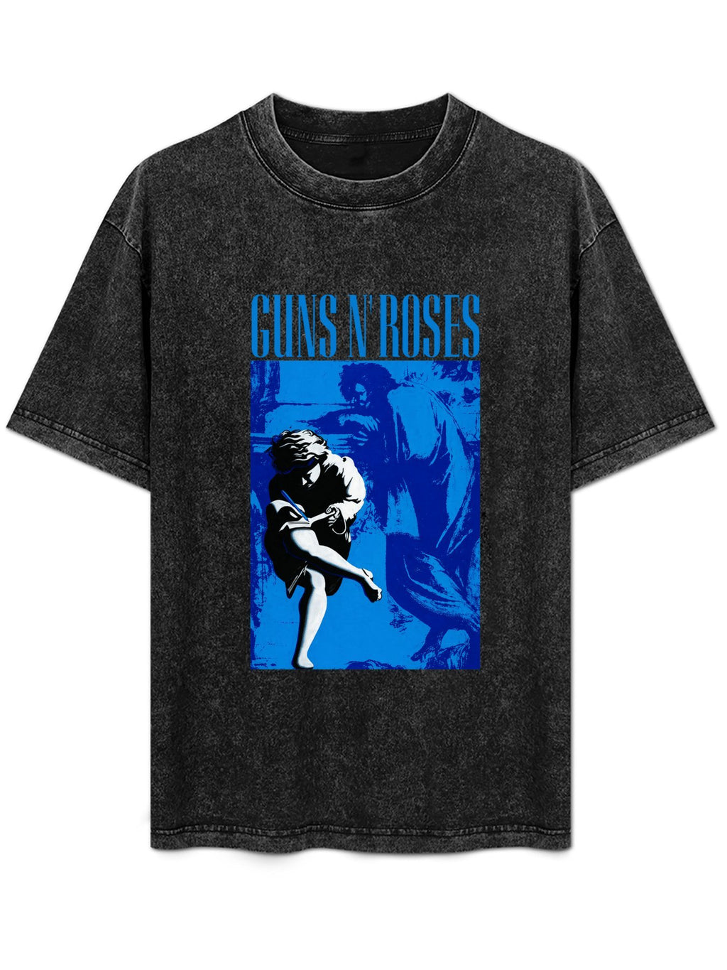 Guns N’ Roses Blue Use Your Illusion Graphic T-Shirt