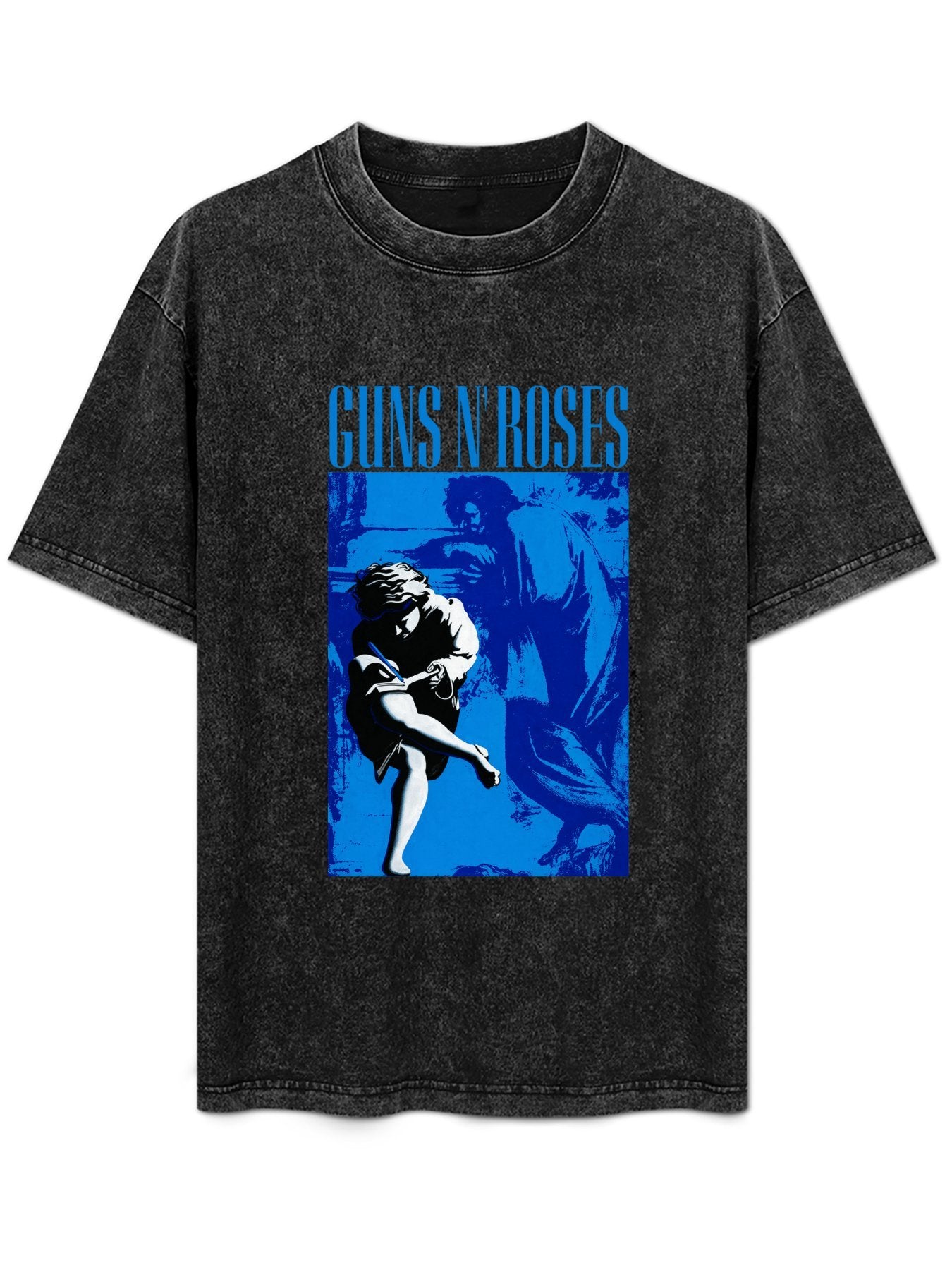 Guns N’ Roses Blue Use Your Illusion Graphic T-Shirt