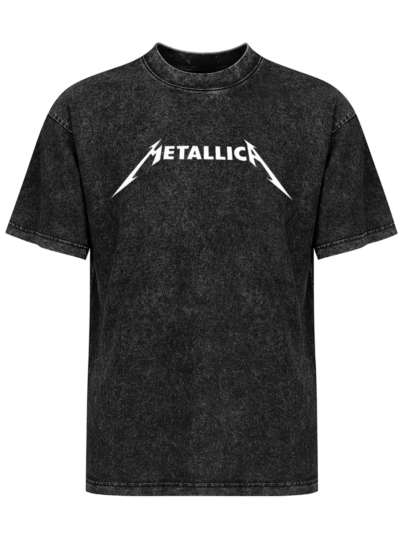 Metallica Classic White Logo Graphic T-Shirt
