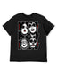 KISS Four Faces Band Portrait Graphic T-Shirt