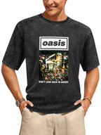 Oasis Don’t Look Back in Anger Drum Kit Graphic T-Shirt