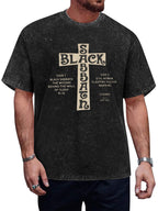Black Sabbath Cross Tracklist Graphic T-Shirt