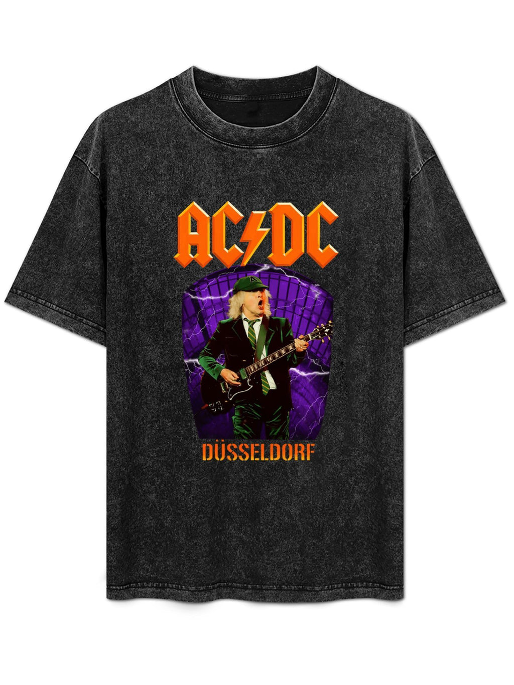 Vintage AC/DC Düsseldorf Angus Young Graphic T-Shirt