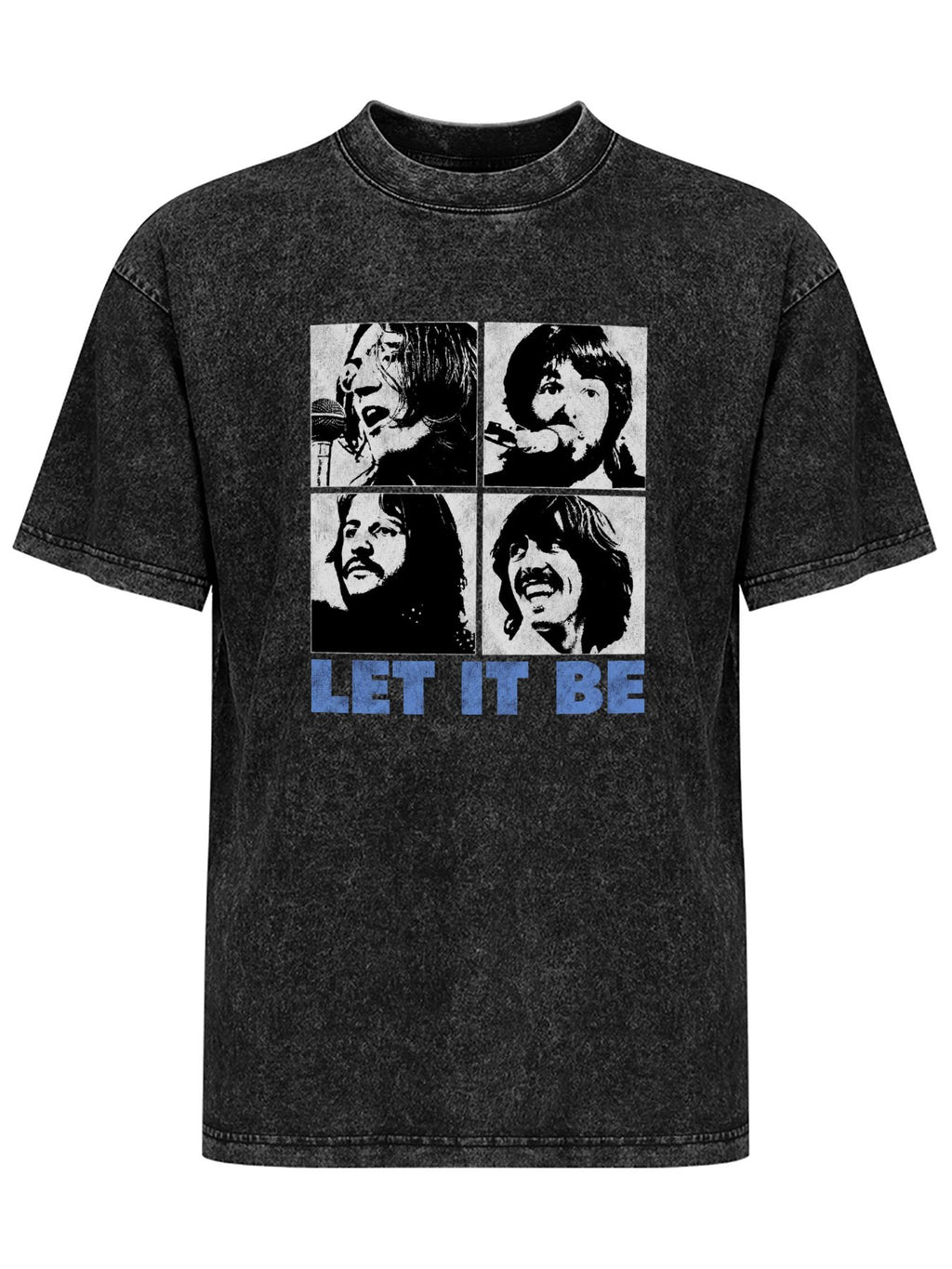 The Beatles Let It Be Four Portrait Graphic T-Shirt