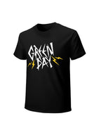 Green Day Lightning Bolt Punk Logo Graphic T-Shirt